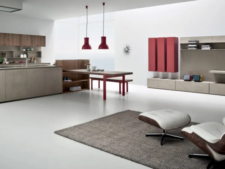 Line-K kitchen design by Zampieri Kitchens in ecomalta