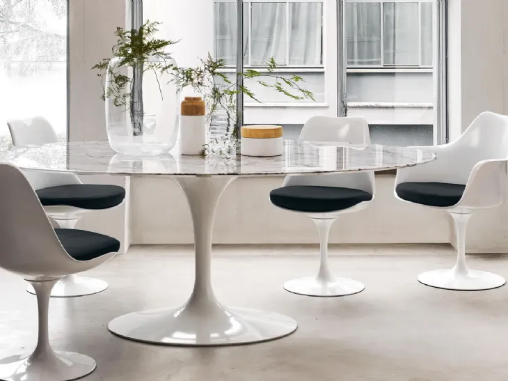 Tulip flared design chair by Alivar